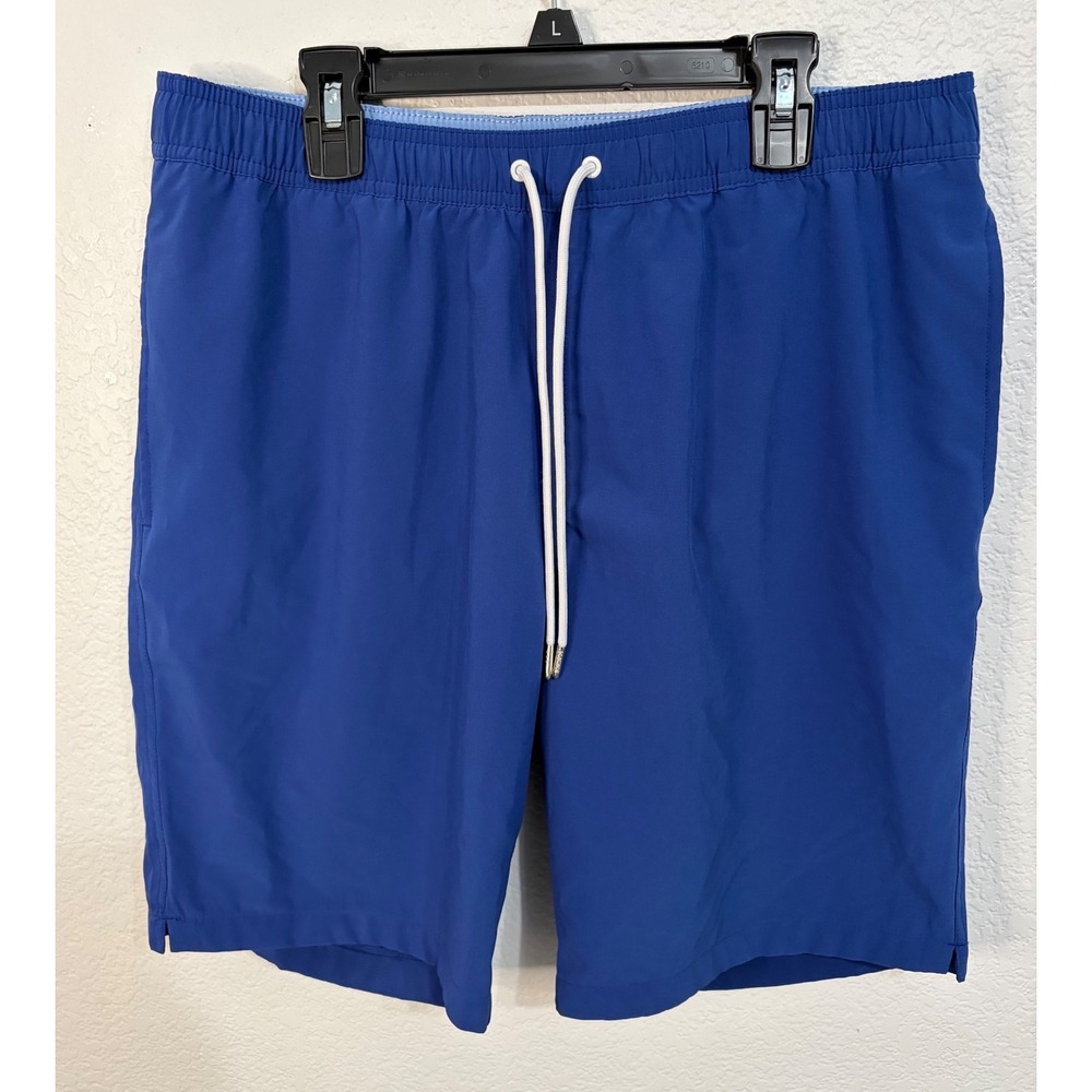 Bonobos Mens Swim Trunks Blue 9 Inch Inseam Mesh Lined Board Shorts Size Medium